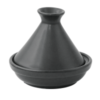 Black porcelain mini tagine