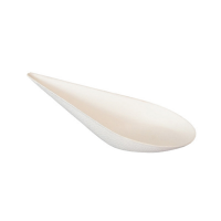 "Drop" mini teardrop sugarcane fibre dish