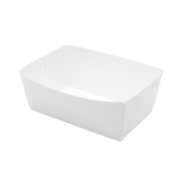 White multi-purpose cardboard container