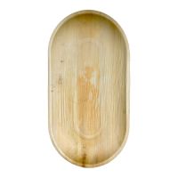 Oval palm leaf tray555x300mm H25mm