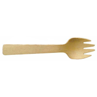 Mini wooden spork