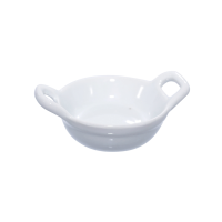 Mini white porcelain dish